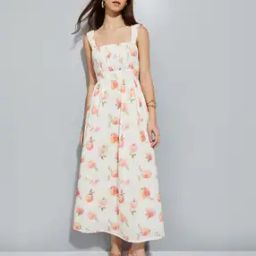 Women Floral A-Line Dress-45