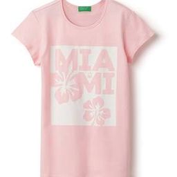 Girls Micro Print Round-Neck T-Shirt-picture-19