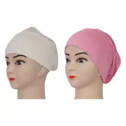 Pack of 2 Women Head Wraps Caps-image-2
