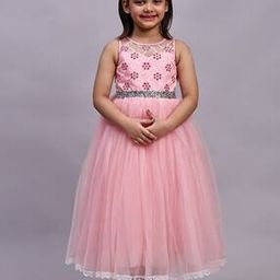 Women Embroidered Sleeveless Gown-image-73