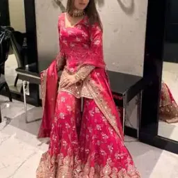 Women Embroidery Straight Kurta Set-image-49