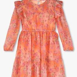Girls Floral Print Fit & Flare Dress-image-50