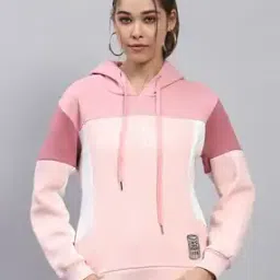 monte carlo Women Colourblocked Regular Fit Hoodie-picture-25