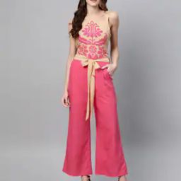 Floral Print Jumpsuit with Insert Pockets-picture-41
