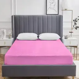 200 GSM Fitted Waterproof Super King-Size Mattress Protector-image-12