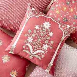  Embroidered Cushion Cover - 15.74" x 15.74"-51