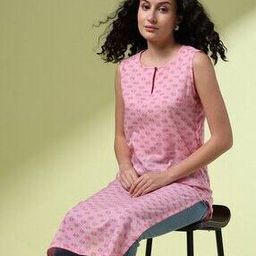 Women Printed Straight Kurta-image-89