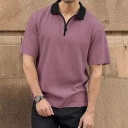 Men Relaxed Fit Polo T-Shirt-image-43