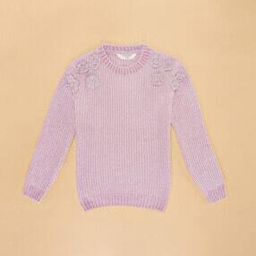 Girls Floral Print Pullover-picture-26