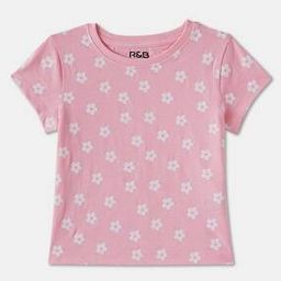 r&b Girls Regular Fit Round Neck T-Shirt-picture-48