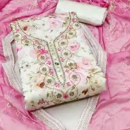 Women Floral Unstitched Dress Material-image-67