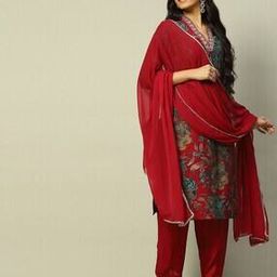 rangriti Women Printed Straight Kurta Salwar Suit Set-picture-47
