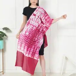 Women Tie & Dye Print Stole-image-95