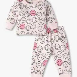 Smiley Print Sweatshirt & Joggers-picture-13