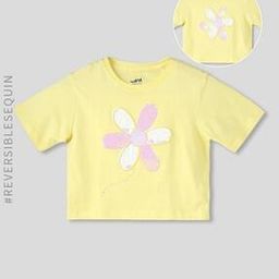 Sequin Embroidered Boxy Fit T-Shirt-image-70