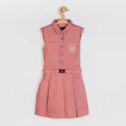 Shirt Dress with Waist Belt -image-65