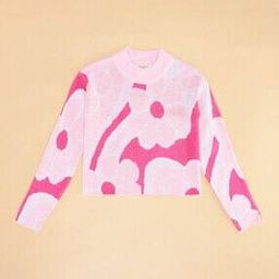 Girls Floral Round Neck Pullover-picture-53