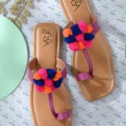 Women Toe-Ring T-Strap Sandals-image-2