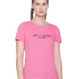 Women Typographic Print Regular Fit T-Shirt-image-69