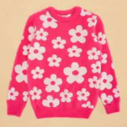 pantaloons junior Girls Floral Round Neck Pullover-picture-37