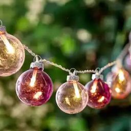 Pack of 10 Serena Solitaire Ball String Lights-33