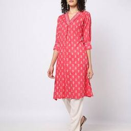 yousta Women Paisley Print Straight Kurta-picture-19