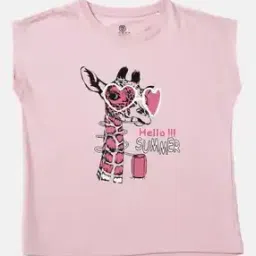 Girls Regular Fit Round-Neck T-Shirt-image-26