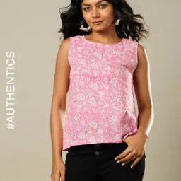 Sanganer Handblock Print Cotton Top-image-79