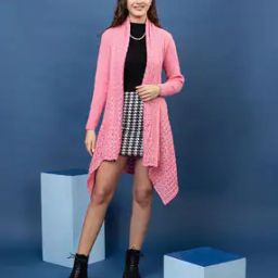 Women Pointelle-Knit Regular Fit Shrug-33