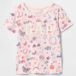 Graphic Print Short Sleeve Relaxed Fit T-Shirt-picture-3
