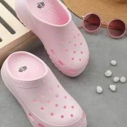 Women Perforated Slip-On Clogs-42