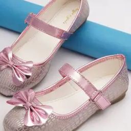 Girls Croc-Embossed Slip-On Ballerinas-image-55
