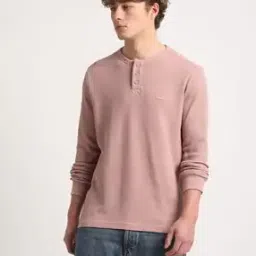 Men Ribbed Crew-Neck T-Shirt with Full Sleeves-image-54