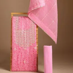 Hand Dyed Gota Patti Unstitched Dress Material-image-70