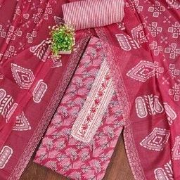 Women Printed 3-Piece Unstitched Dress Material-picture-50