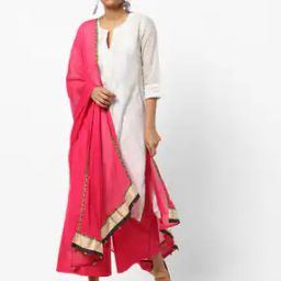 Embellished Dupatta with Contrast Border-picture-25