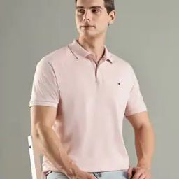 Men Liquid Essential Regular Fit Cotton Polo T-Shirt-image-2