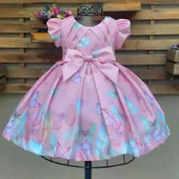 Girls Printed A-line Dress-image-46