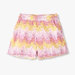 Girls Crochet Slim Fit Shorts-picture-21