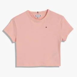 tommy hilfiger Girls Relaxed Fit Round-Neck T-Shirt-picture-43