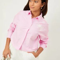 Girls Cotton Striped Shirt Top-picture-12