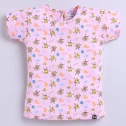 Girls All-Over Sponge Bob Print Relaxed Fit Top-image-75
