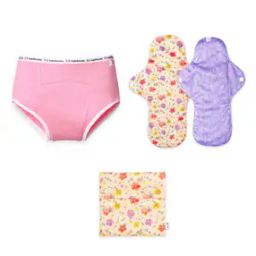Pack of 4 Mid-Rise Panties with Elasticated Waist-image-4