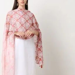 Women Block Print Stole-33