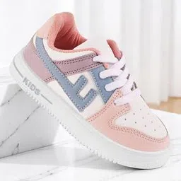 Boys Colourblock Shoes with Lace-Fastening-image-39