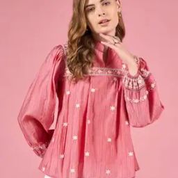 Women Embroidered Regular Fit Top-image-35