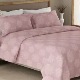 150 TC Printed King Size Bedsheet with Pillow Cover-50