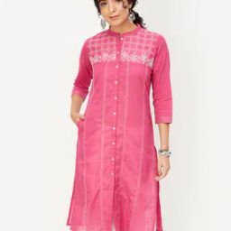 max Women Embroidered Straight Kurta-picture-15
