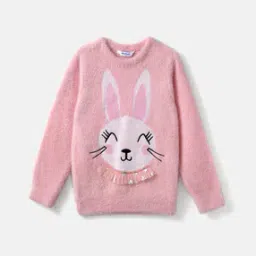 Girls Textured Pullover-17