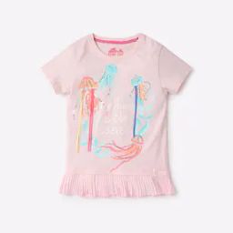 Graphic Print Round-Neck Cotton T-Shirt-picture-31